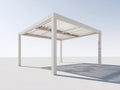 Pavillon 300x300x250 cm Holz Weiß Modernes Gartenpavillon für Terrasse und Garten
