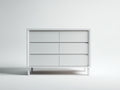 Kommode mit Schubladen 6 Schubladen MDF 120x40x75 cm Weiß Modernes Design